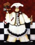 Crimson Chef I by Jennifer Garant