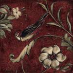 Crimson Songbird # 3 by Laurel Lehman