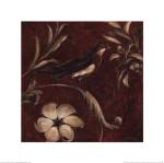 Crimson Songbird # 4 by Laurel Lehman