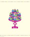 Cupcake Table by Green Girl Canvas