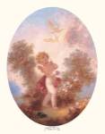 Cupid Between Roses by Jean-Honore Fragonard