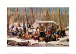 Currier and Ives - American Forest Scenes Size 24x16 by Currier and Ives