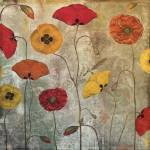 Dancing Poppies III by Color Bakery