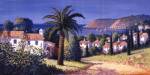 David Short - Palm Trail Size 24x12 by David Short