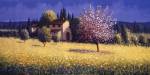 David Short - Spring Blossoms Size 24x12 by David Short