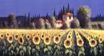 David Short - Summer Blooms Size 24x12 by David Short