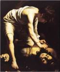 David Victorious over Goliath, c.1600 by Caravaggio