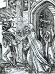 Death and the Abbotess by Hans Holbein