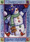 Debra Jordan Bryan - Snowy Days Size 5x7 by Debra Jordan Bryan