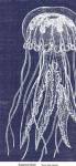 Denim Washed Jellyfish by Suzanne Nicoll