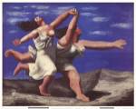 Deux Femmes Courant sur la Plage by Pablo Picasso