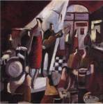 Didier Lourenco - La Guitarra Size 14x16 by Didier Loureno