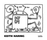 DJ 84, 1983 by Keith Haring
