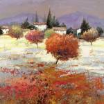 Dolci Colline (Detail) by Luigi Florio