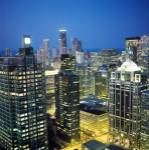 Dusk in Chicago by Panoramic Images