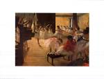 Edgar Degas - Ballet School, c. 1874 Size 16.25x21.25 by Edgar Degas