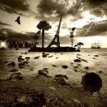 Eiffel Nightmare by Philippe Sainte-Laudy