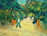 Entrance to the Public Gardens in Arles, 1888 by Vincent van Gogh