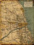 Environs Chicago Sepia by Carole Stevens