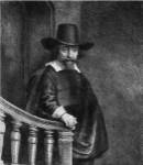 Ephraim Bonus, known as 'The Jew with the Banister' by Harmensz Van Rijn Rembrandt