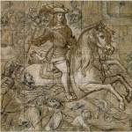 Equestrian Portrait of Don Juan Jose of Austria by Jose Ximenez Donoso