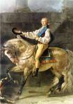 Equestrian Portrait of Stanislas Kostka Potocki by Jacques-Louis David