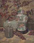 Eucalyptus with Lotus Vase by Francie Botke