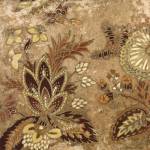 European Floral On Beige I by Lanie Loreth