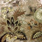 European Floral on Beige I by Lanie Loreth