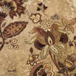 European Floral On Beige II by Lanie Loreth