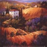 Evening Glow Tuscany by Nancy O'Toole
