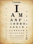 F-18 Bro - Charlie Sheen Eye Chart