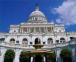 Facade of the Capitol Building, Washington, D.C., USA