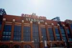 Facade of the Lucas Oil Stadium, Indianapolis, Indiana by Panoramic Images