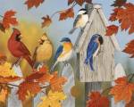 Fall Gathering by William Vanderdasson