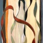 Falling Ribbons I by Judeen