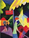 Fashion Store Window by Auguste Macke