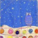 Feathers, Dots & Stripes II by Ingrid Blixt