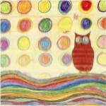 Feathers, Dots & Stripes IV by Ingrid Blixt