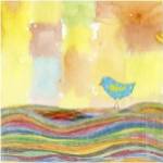 Feathers, Dots & Stripes IX by Ingrid Blixt