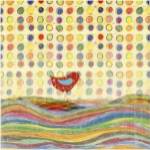 Feathers, Dots & Stripes VII by Ingrid Blixt