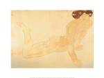Femme nue allongee sur le ventre (small) by Auguste Rodin