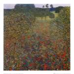 Field of Poppies by Gustave Klimt
