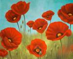 Field of Poppies II by Vivien Rhyan