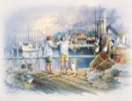 Fishing Dock A by Andres Orpinas