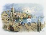 Fishing Dock C by Andres Orpinas