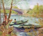 Fishing in the Spring. Pont de Clichy, 1887 by Vincent van Gogh