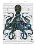 Fishy Blue Octopus by Fab Funky