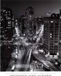 Flatiron Building at Night by Henri Silberman