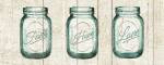 Flea Market Mason Jars Panel I v.2 by Wild Apple Portfolio